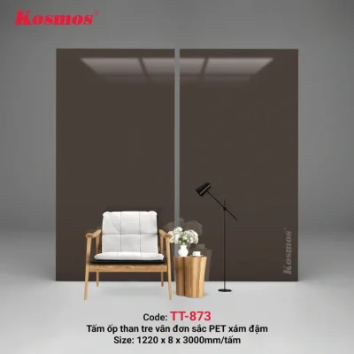 Đơn sắc PET xám đậm